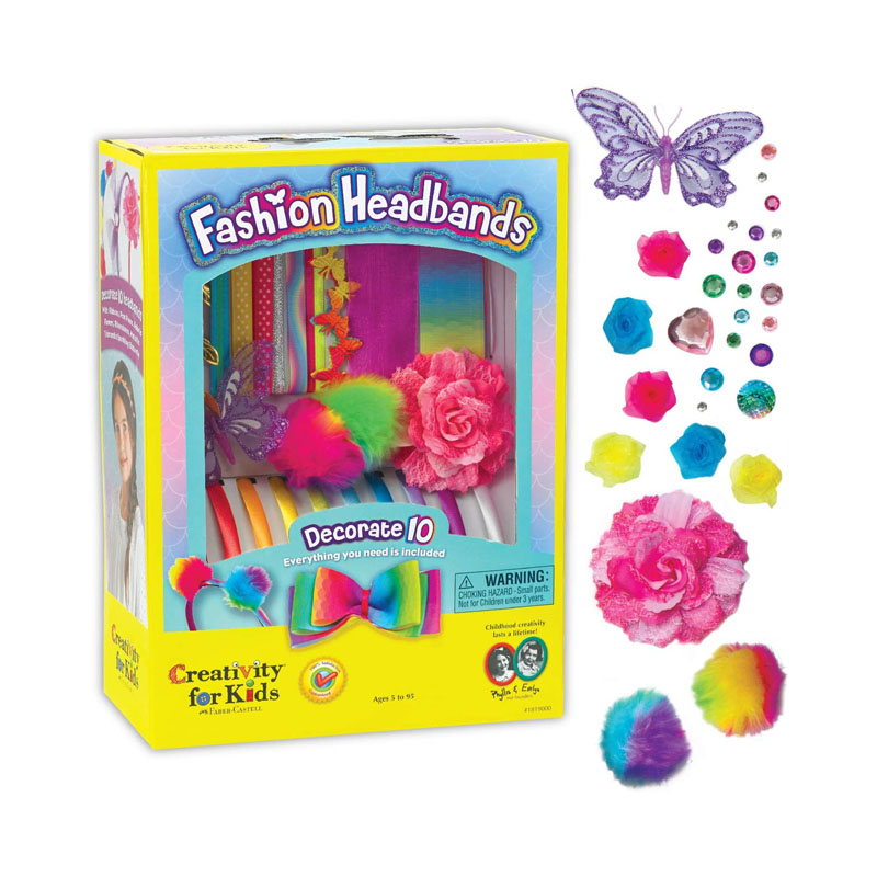 Headbands Craft Kit საბავშვო წვრილმანი ხელოვნების ხელნაკეთობები