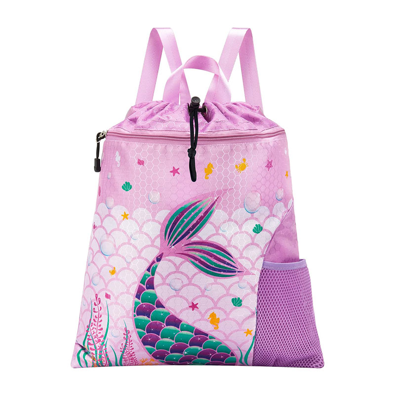 Mermaid Drawstring ჩანთა