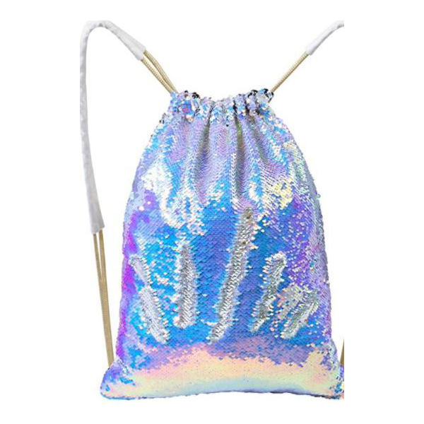 Sequin Drawstring ჩანთა